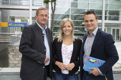 LAbg. Dieter Dorner, GR Kerstin Stoiber, FPÖ-Bezirksparteiobmann Andreas Bors