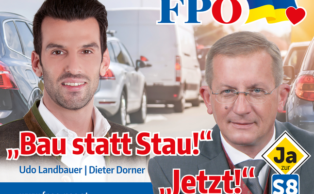 Die FPÖ NÖ drängt auf einen raschen Baustart der S8